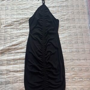 Adika Black Halter Dress